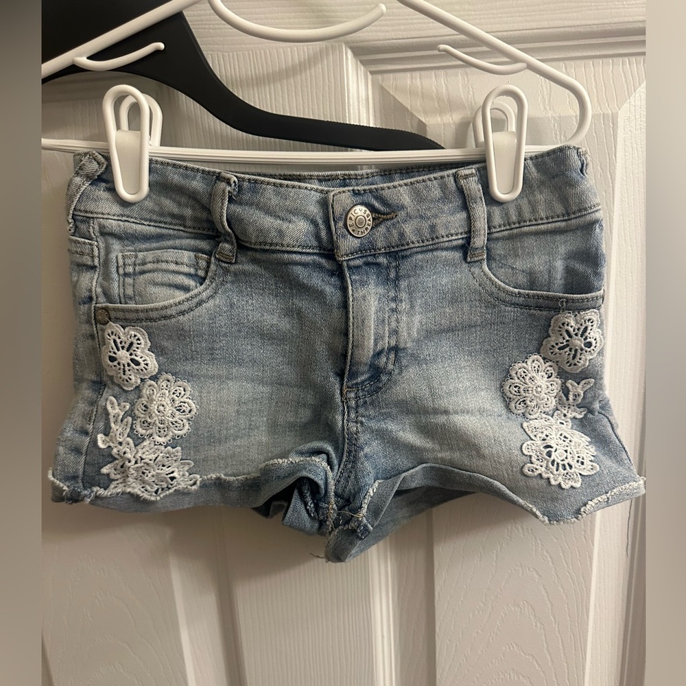 Epic Threads Girls Size 8 Blue Jean Denim Shorts